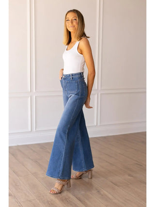 Way Wide Leg Jeans - Boutique Bella Bellajeans