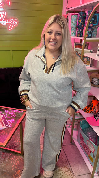 Weekend Varsity Bottoms - Boutique Bella BellaBottoms