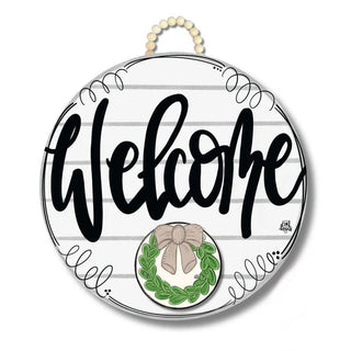 Welcome Hanger Sign - Boutique Bella Bellainterchangeable sign holder