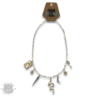 Western charm necklace set - Boutique Bella BellaJewelry Set