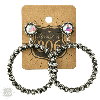 Western concho berry earring - Boutique Bella BellaEarrings