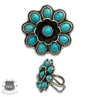 Western flower shape ring - Boutique Bella BellaRings