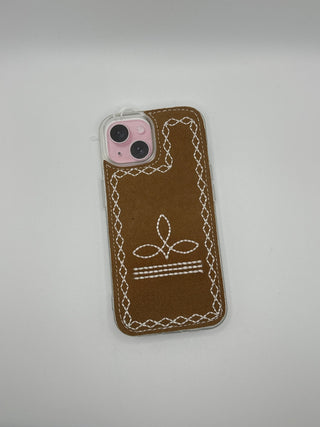 Western iPhone Suede Case - Boutique Bella BellaPhone Case