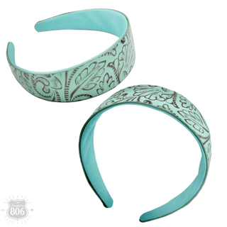 Western print tooled headband - LC - Boutique Bella BellaHeadbands
