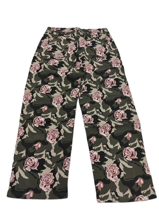 Western Retro Camo Rose Print High Waist Jeans - Boutique Bella BellaBottoms