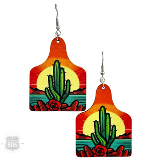 Western scene earring - Boutique Bella BellaEarrings
