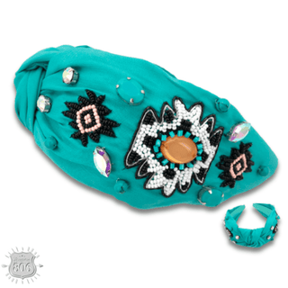 Western theme headband - LC - Boutique Bella BellaHeadbands
