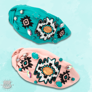 Western theme headband - LC - Boutique Bella BellaHeadbands