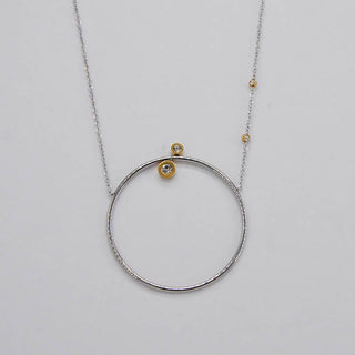 What Goes Around Silver Necklace - Boutique Bella Bella