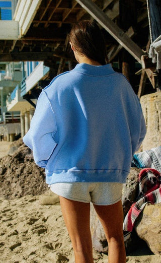 Wherever the Water Takes You Crop - Boutique Bella BellaSweatshirt