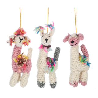 Whimsical Wool Llama Tree Ornament - Boutique Bella BellaOrnament