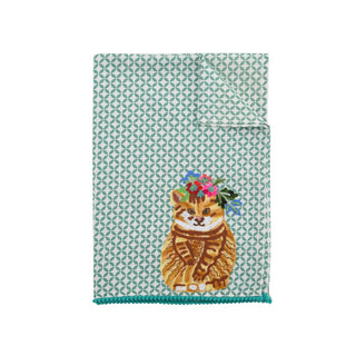 Whiskers & Whimsy Tea Towel - Boutique Bella BellaKitchen Towel