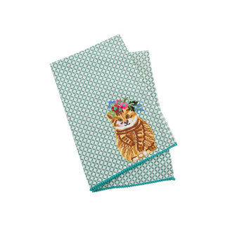 Whiskers & Whimsy Tea Towel - Boutique Bella BellaKitchen Towel