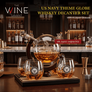 Whiskey Decanter Set With 4 Liquor Glasses Premium Barware Gift - Boutique Bella BellaDecanter Sets