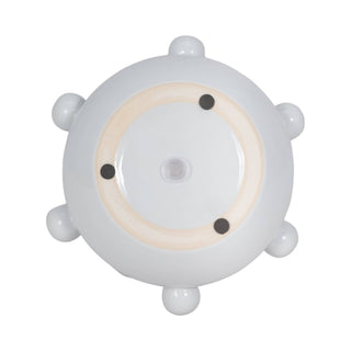 White Ceramic Tapered Bubble, 8 in. - Boutique Bella Bellaplanter