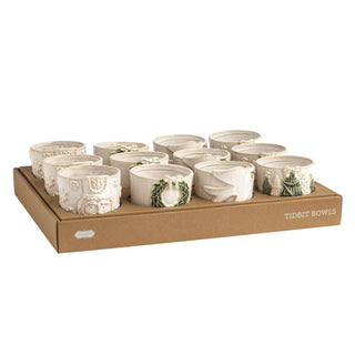 White Christmas Tidbit Dish - Boutique Bella BellaTidbit Bowl