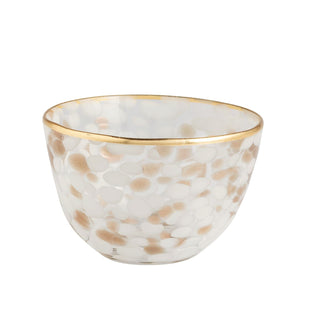 White & Gold Tortoise Dip Bowl - Boutique Bella BellaDip Bowl