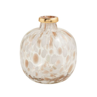 White & Gold Tortoise Vase - Boutique Bella Bellavase