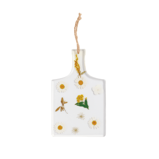 White Pressed Flower Board - Boutique Bella Belladecor