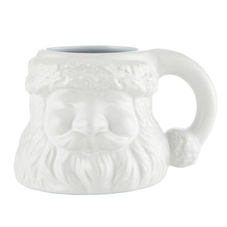 White Santa Face Mug - Boutique Bella BellaMug