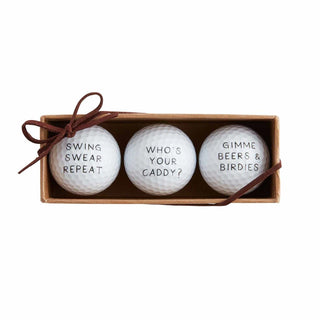 Who's Your Caddy Golf Ball Set - Boutique Bella BellaGolf Balls