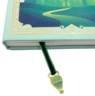Wicked: Emerald City Journal with Ribbon Charm - Boutique Bella BellaJournal