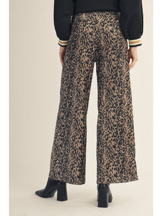 Wide Legged Leopard - Boutique Bella BellaPants