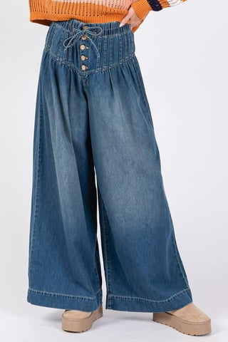 Wide Waisted Wonder Jeans - Boutique Bella BellaJeans