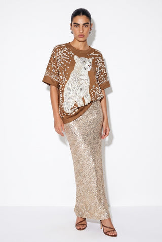 Wild About Pearls Oversized Top - Boutique Bella BellaTop