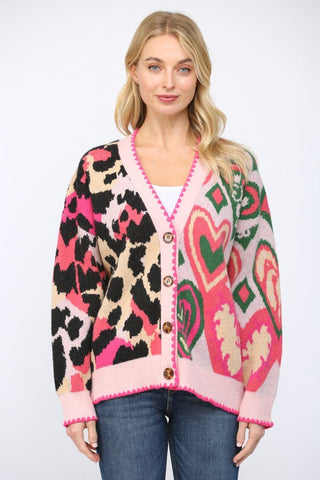 Wild in Love Cardigan - Boutique Bella BellaCardigan