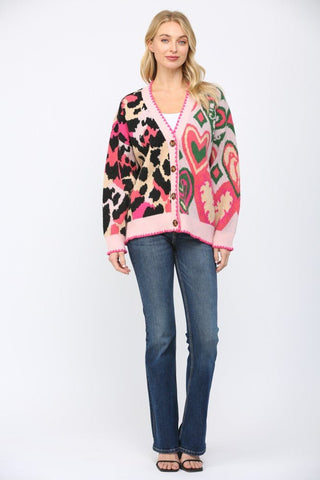 Wild in Love Cardigan - Boutique Bella BellaCardigan