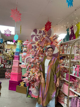 Wild Orchid Long Kimono - Boutique Bella BellaKimono