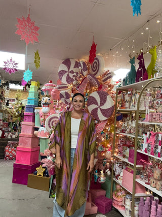 Wild Orchid Long Kimono - Boutique Bella BellaKimono