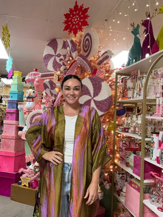 Wild Orchid Long Kimono - Boutique Bella BellaKimono