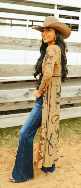 Wild Run Duster - Boutique Bella BellaMesh Duster