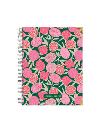 Wildflower Garden Sermon Notes Journal - Boutique Bella BellaJournal