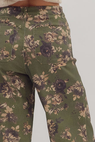 Wildflower Walk Pants - Boutique Bella Bellapants