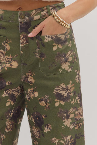 Wildflower Walk Pants - Boutique Bella Bellapants