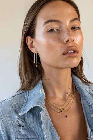 Willow Necklace- Sapphire - Boutique Bella Bella
