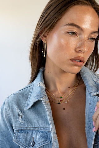 Willow Necklace- Sapphire - Boutique Bella Bella