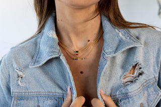 Willow Necklace- Sapphire - Boutique Bella Bella
