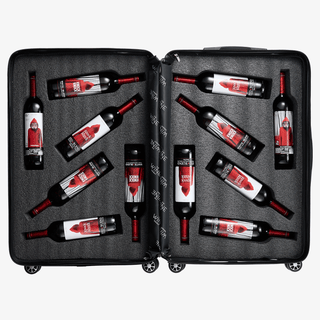 Wine Bottle Suitcase Holds 12 Standard 750 Ml Size Bottles Universal Airplane Luggage Case Tsa Appro - Boutique Bella Bella
