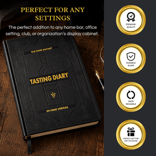 Wine Folly Wine Journal Guided Wine Tasting Notes 5 X 7 B6 Notebook Features 4 Step Tasting Method W - Boutique Bella Bella