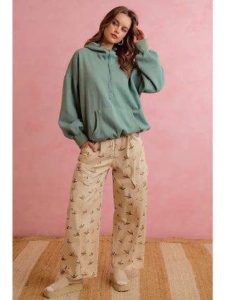 Winging It Cargo Barrel Pants - Boutique Bella BellaPants
