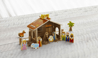 Wood Nativity Set - Boutique Bella BellaChristmas Decor