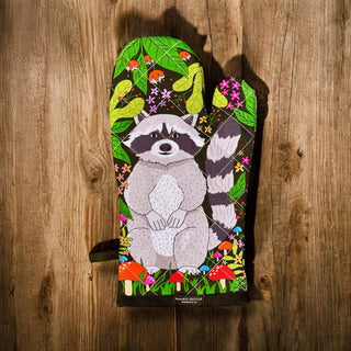 Woodland Creatures Collection- Raccoon Oven Mitt     - Boutique Bella BellaOven Mitt