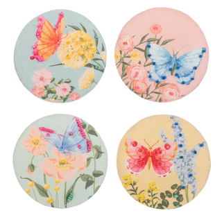 Woven Butterfly Mirror - Assorted Design Ganz - Boutique Bella Bellabeauty