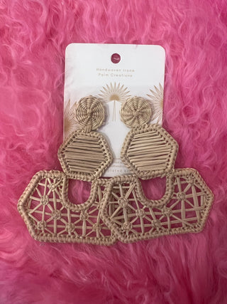 Woven Harmony Earrings - Boutique Bella BellaEarrings
