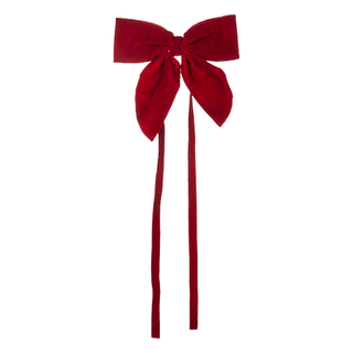 Woven Holiday Bow, Nylon Ganz - Boutique Bella BellaChristmas Decor