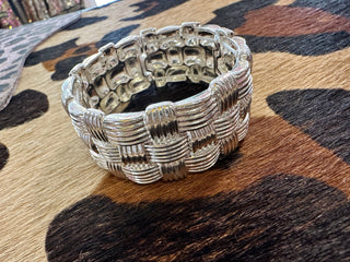 Woven Luxe Cuff Bracelet - Boutique Bella BellaBracelet